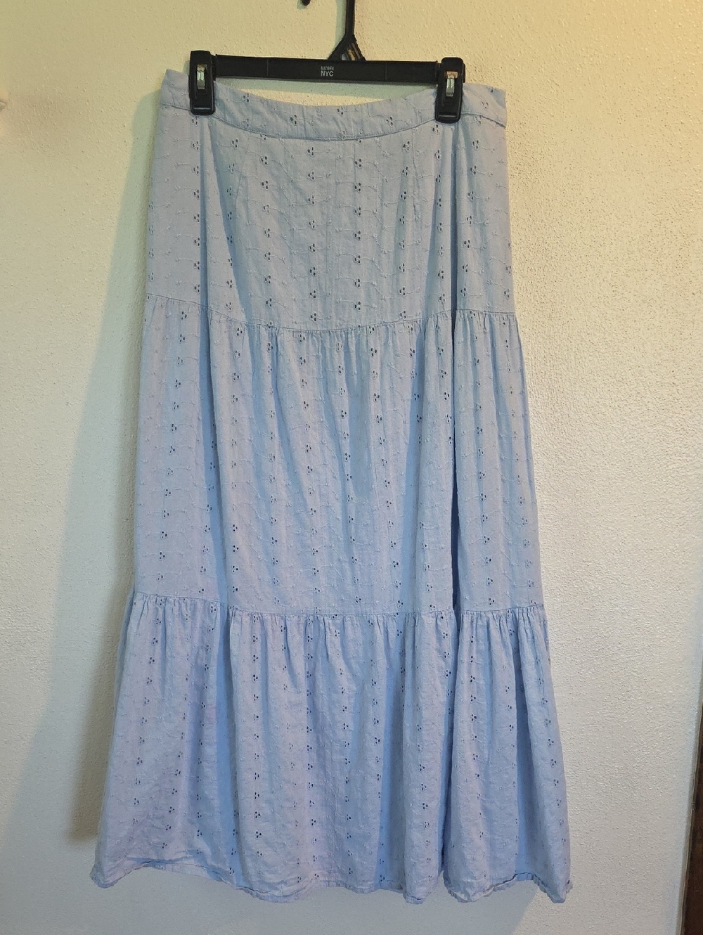 Japna Cotton Eyelet Maxi Skirt